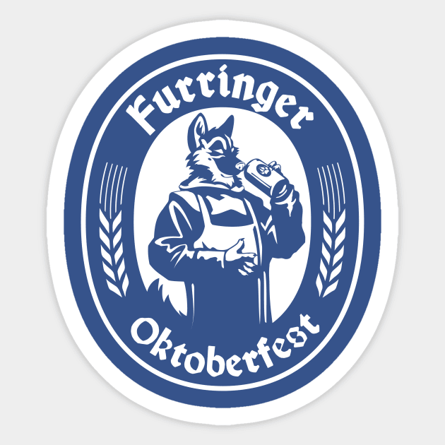 Furringer Oktoberfest (white) Sticker by TaniDaReal